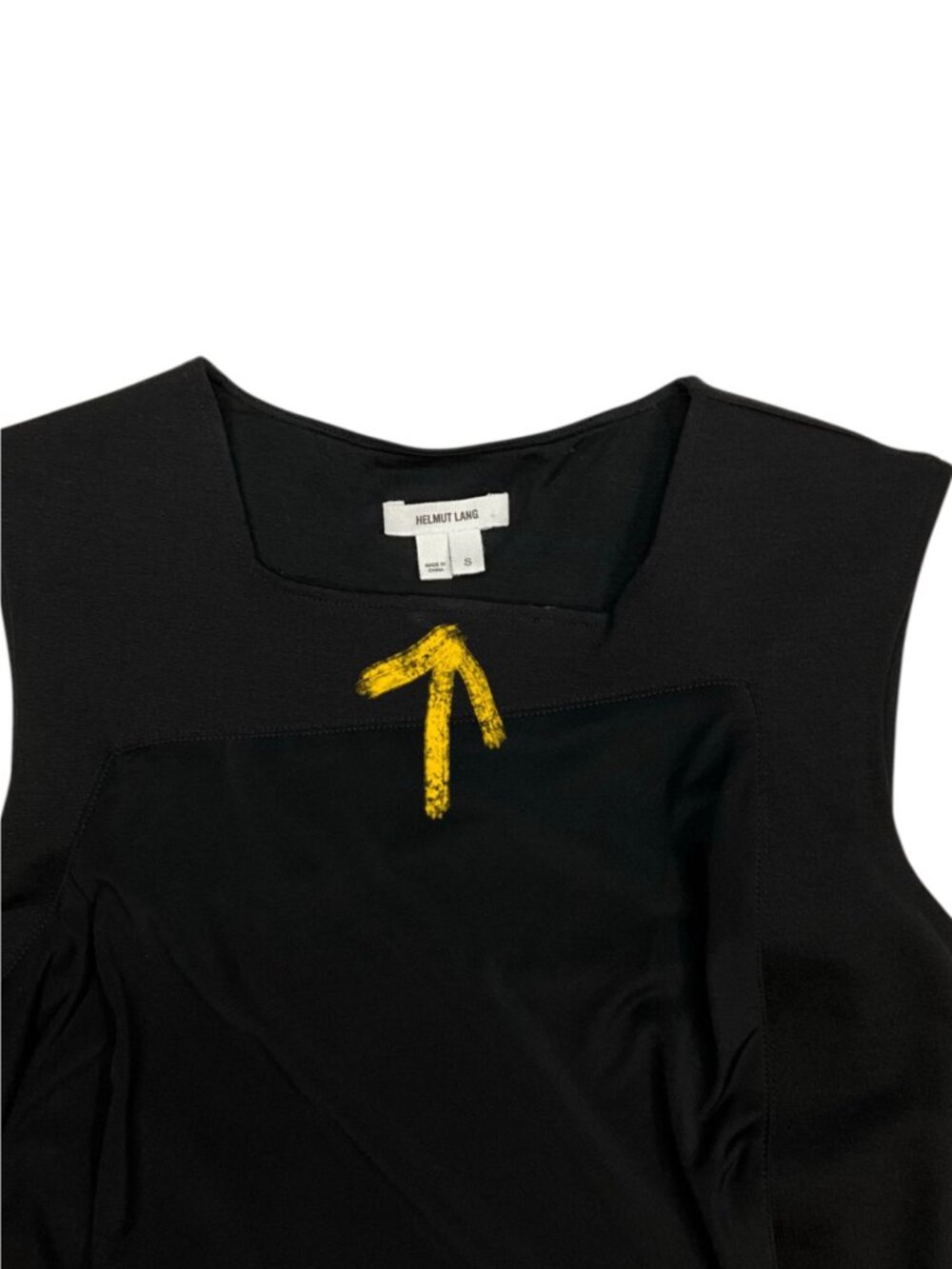 Helmut Lang Draped Mini Dress S Black Sleeveless - Picture 6 of 16